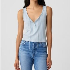 Light Blue Sleeveless Top